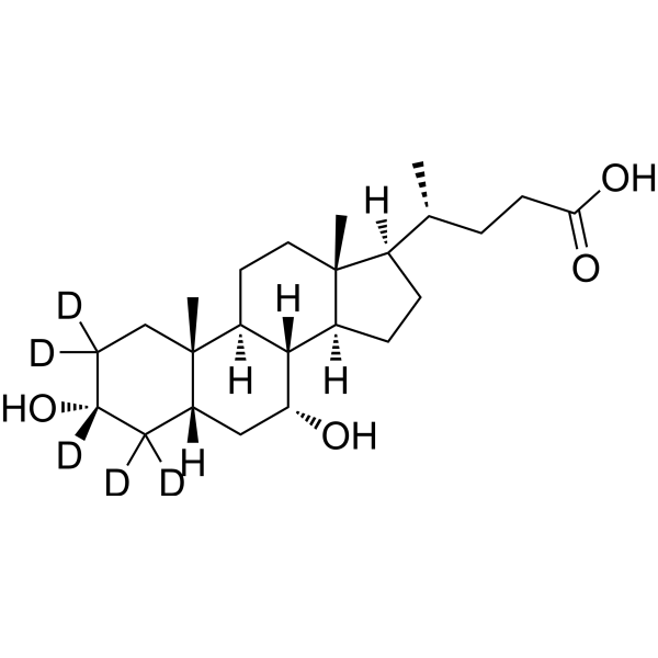 Chenodeoxycholic acid-d5 52840-12-7